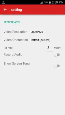 Screen Recorder (No Root) android App screenshot 1